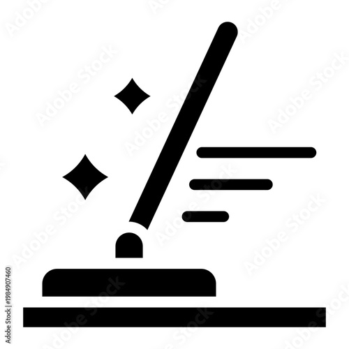 floor mop icon vector