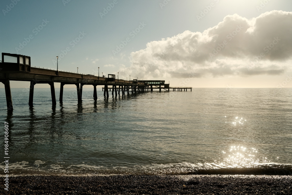 Obraz premium pier on the beach