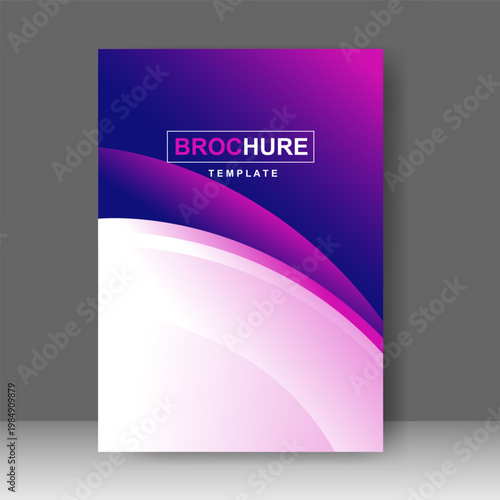 Brochure template modern design for cover book, poster, annual report, Flyer, magazine. vector illustration