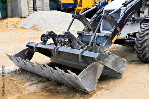 Backhoe loader scoop