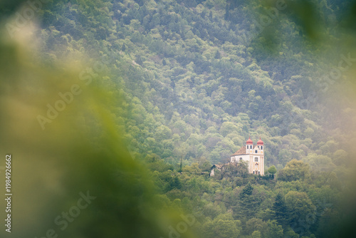 the landscape of Eppan / Appiano in South Tyrol, Italy