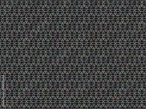 Chain Mail Armor Ring Link Metal Pattern Design Backdrop