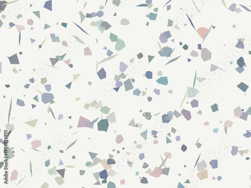 Neutral Terrazzo Marble Chips Elegant Contemporary Pattern