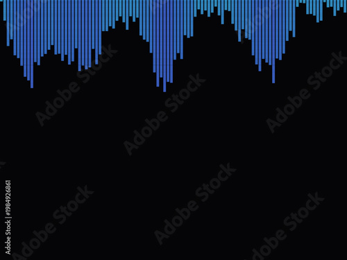 Sound Equalizer Audio Frequency Bar Pattern Design