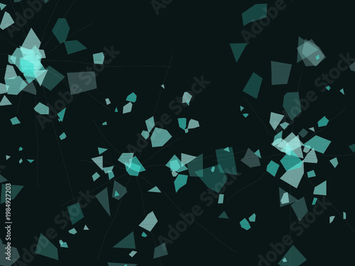 Broken Glass Texture Pattern Impact Effect Background