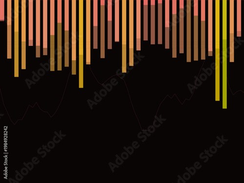 Audio Waveform Equalizer Bar Music Frequency Design