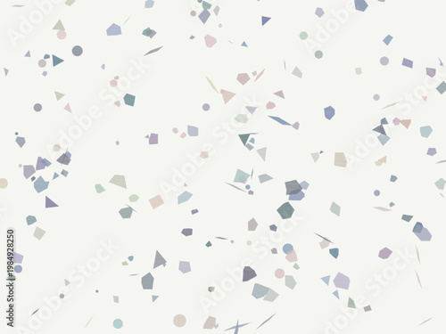 Neutral Terrazzo Marble Chips Elegant Contemporary Pattern