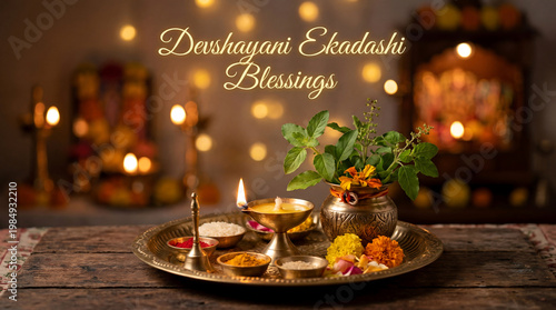 A sacred Hindu observance marking Lord Vishnu’s cosmic rest, symbolizing devotion, fasting, spiritual awakening, and the beginning of the holy Chaturmas period.