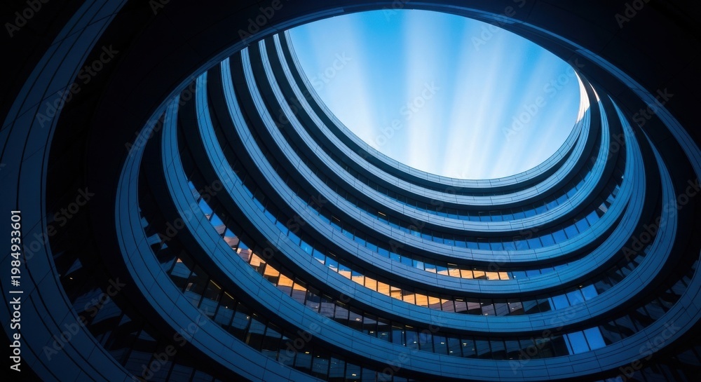 Fototapeta premium Architectural marvel a stunning view of the bmw welt building in munich germany