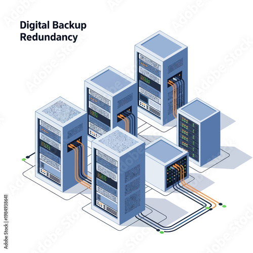 Digital Backup Redundancy System - Secure Data Storage and Recovery.