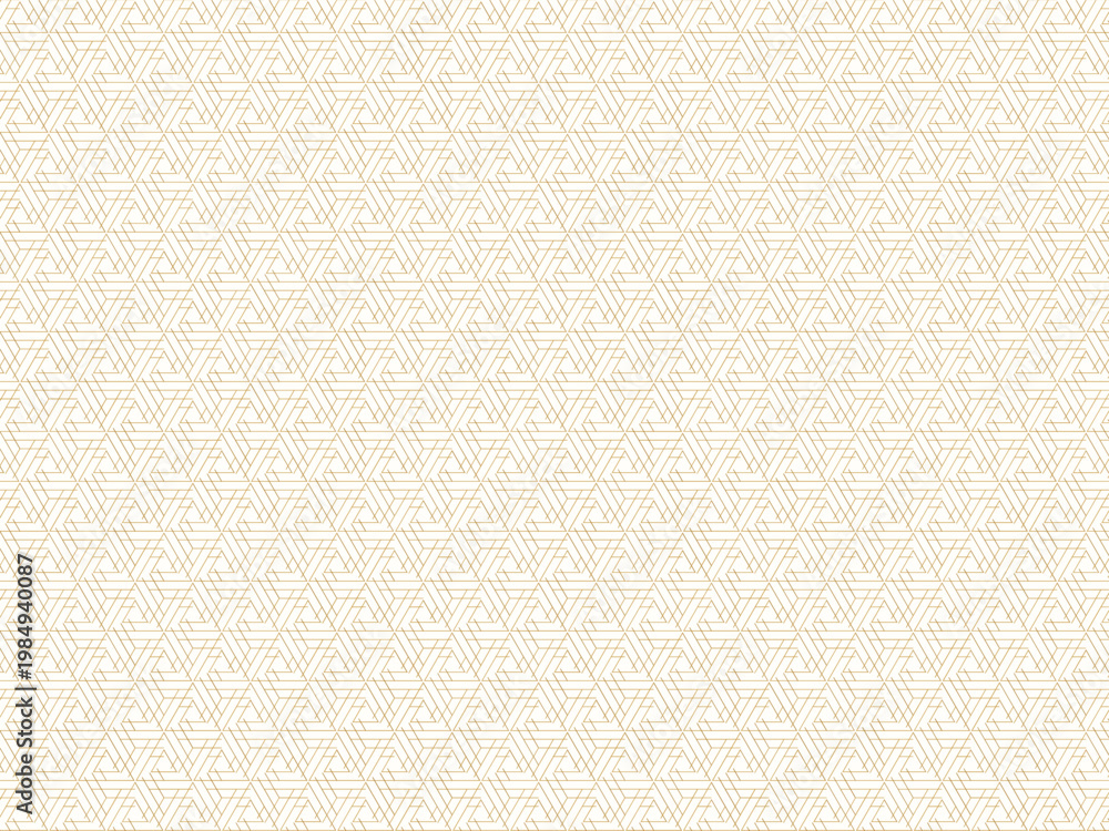 Fototapeta premium Hexagonal pattern creates striped design on surface