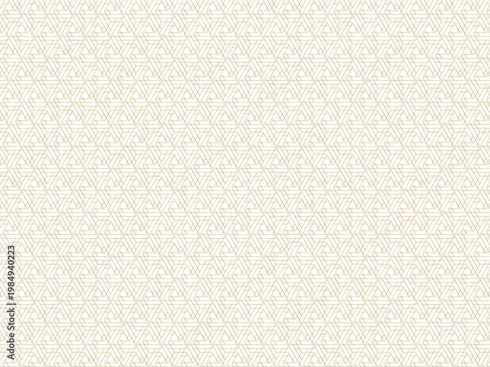 Fototapeta premium The HexStripe pattern covers the entire surface with small hexagons.