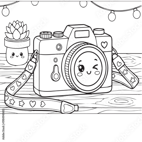 Cozy Travel Cute & Comfy Coloring pages