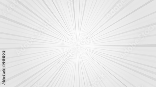 Rays burst from the center in a sunburst pattern on a white background