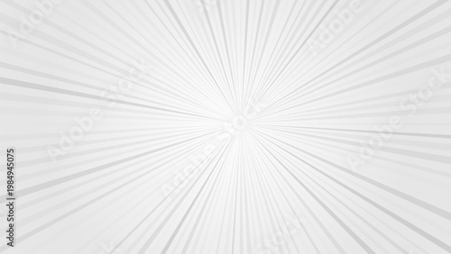 Gray sunburst pattern radiates from center