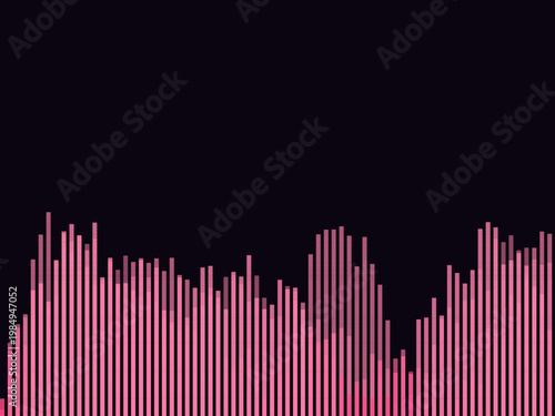 Audio Spectrum Sound Wave Music Equalizer Background