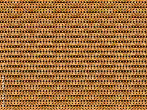 Metal Ring Chain Mail Mesh Pattern Background