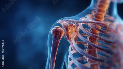 Studying the shoulder joints structure