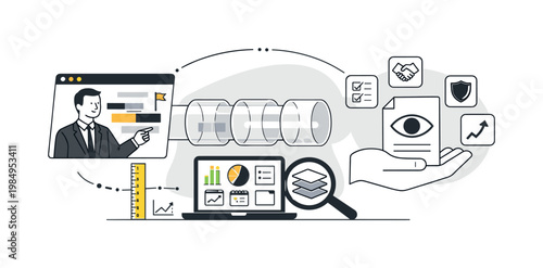 Strategic Acquisition Visualization. Quiet person arranges items on a nightstand, aligning a book and lamp neatly beside the bed