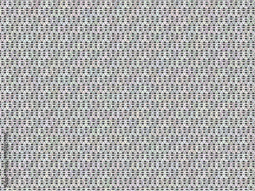 Interlocking Chain Mail Ring Pattern Metallic Background
