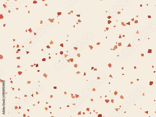 Pastel Terrazzo Texture Scattered Fragments Surface Design