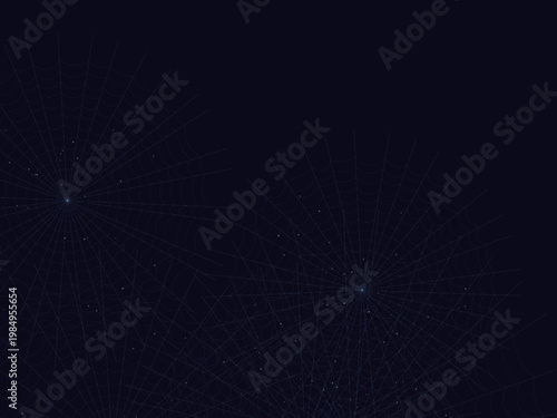 Spider Web Pattern Dew Drop Nature Background