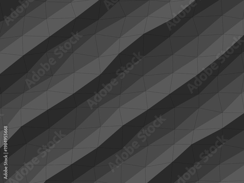 Paper Fold Origami Angular Facet Pattern Design