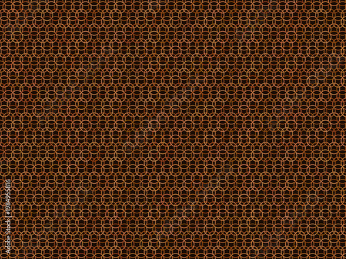 Metal Ring Chain Mail Mesh Pattern Background