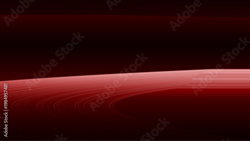 Abstract background with glowing red digital horizon and subtle light trails on dark background for tech wallpaper