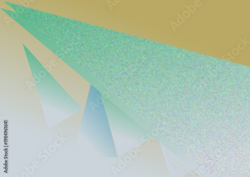 Surface with green triangle motifs suitable as an abstract background