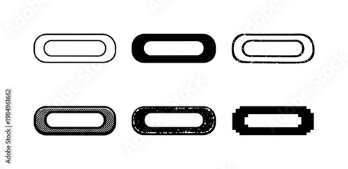 Optional handle cutouts of a serving board for easy carrying and serving   six versions of