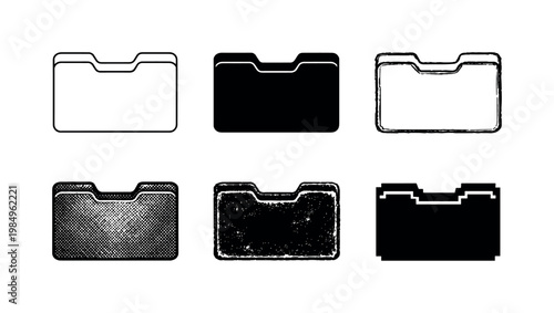 Main body of a cardholder designed to hold multiple cards securely   six versions of the SAME
