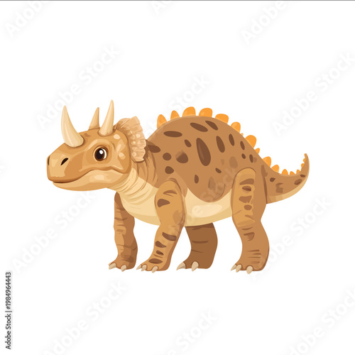 simple vector Doedicurus clipart illustration white background vector art style simple design flat illustration no shadows