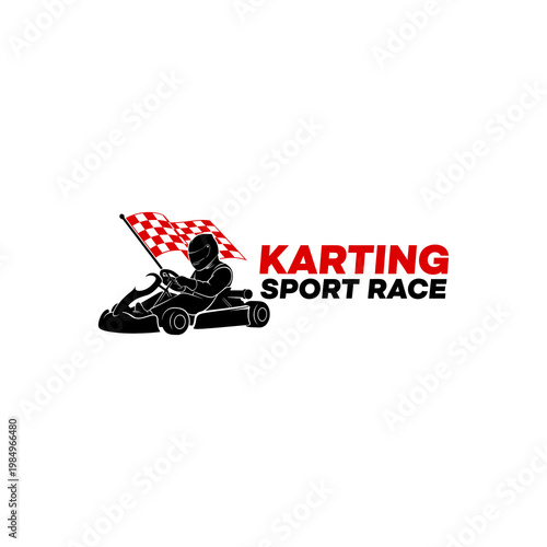 Go kart racing sports vehicle fast.