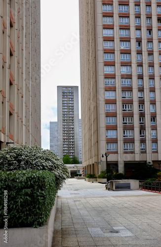 la cité des Olympiades dans le treizième arrondissement de Paris en France