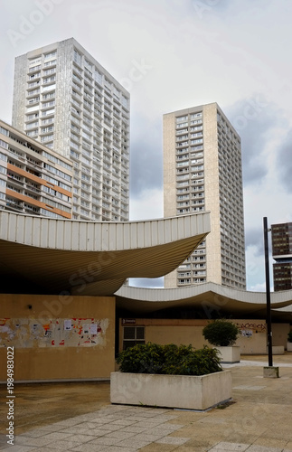 la cité des Olympiades dans le treizième arrondissement de Paris en France