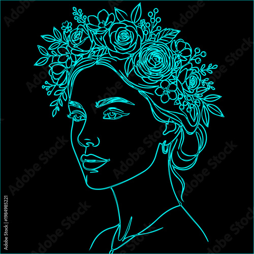 silhouette of a girl