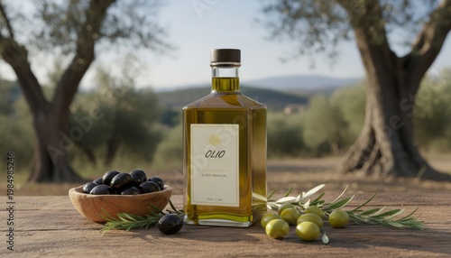 Olio antico extra virgin olive oil in rustic grove