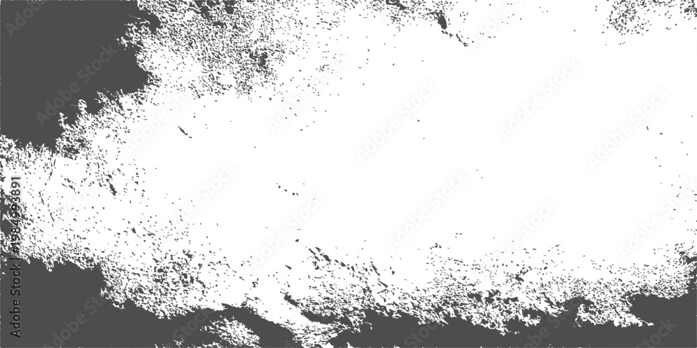 Obraz premium An abstract grunge background features a black ink splat frame integrated with a clear blue liquid wave and transparent bubbles to capture a sense of wet motion and cold freshness in a macro design