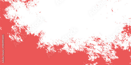 Fotografía Red grunge background with artistic paint splashes and ink splatters creates a t