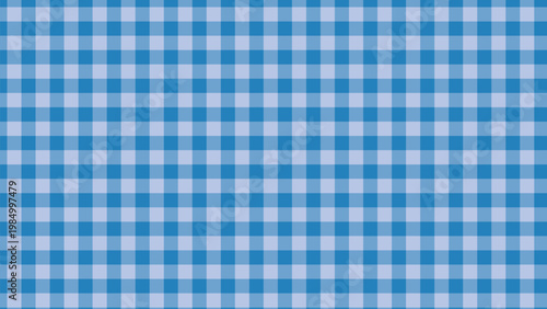 A soothing blue and lighter blue gingham checkered pattern provides a gentle seamless fabric texture