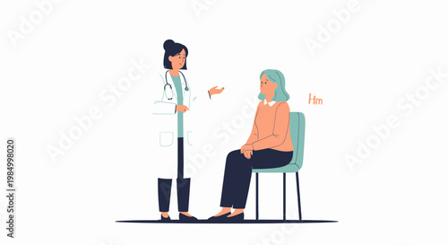 Doctor examining elderly patient, healthcare consultation, medical checkup, doctor-patient relationship