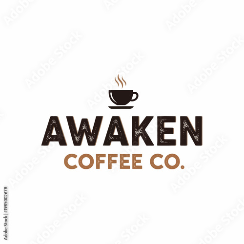 Awaken Coffee Co. Logo Design.