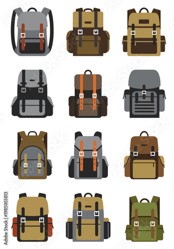 Variety of Backpack Designs.