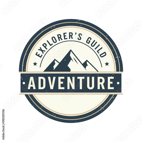 Explorers Guild Adventure Mountain Emblem.