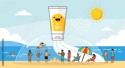 Sunscreen Protection for Beach Activities, Promoting Safe Summer Recreation and Skin Health