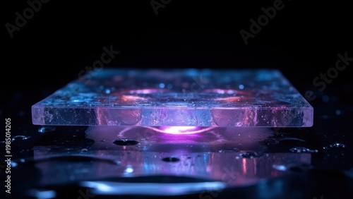 3D printing technology with algae-based bioluminescence, used for creating scaffolding and exploring novel applications in synthetic biology.