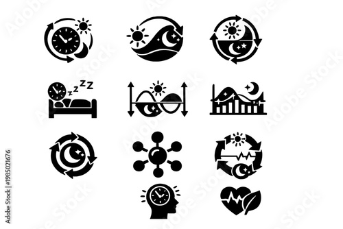 Diagram icons symbol image analytics depicting rhythm icon structure vector simple generation