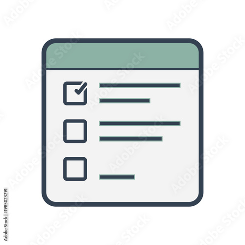 vector clipboard with check mark