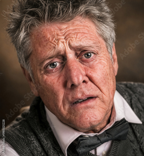 Trauriger älterer Mann